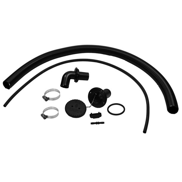 DECK FILL KIT Oil  (With Hose) 80 Degree Elbow