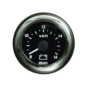 VOLTAGE GAUGE (Black)