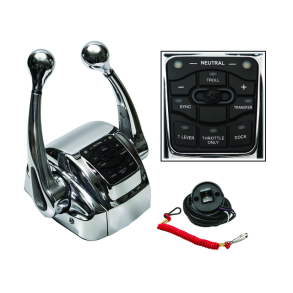 YACHT CONTROL 1 Shift-Throttle/1 Shift-Throttle with Can Pad, Mercury