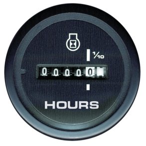 GAUGE Cruiselog, Black Face, Red Graduations, Black Bezel