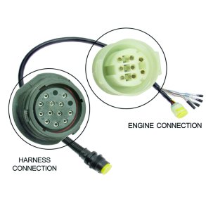 HARNESS ASSEMBLY Adapter (3 Feet) 8 Pin Female To 14 Pin Female