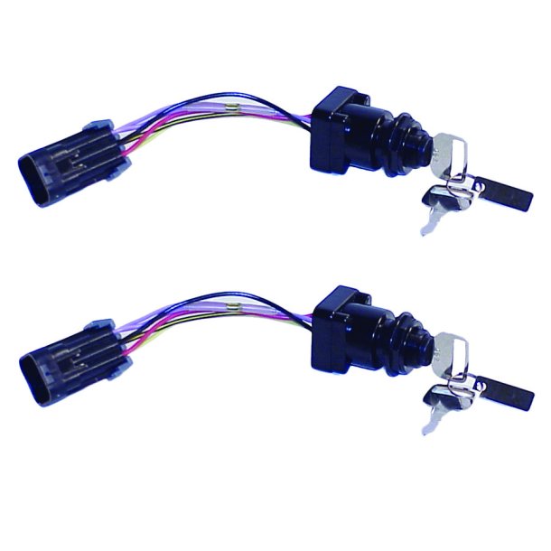 DUAL KEY SWITCH KIT (3 Position) With Matched Keys
