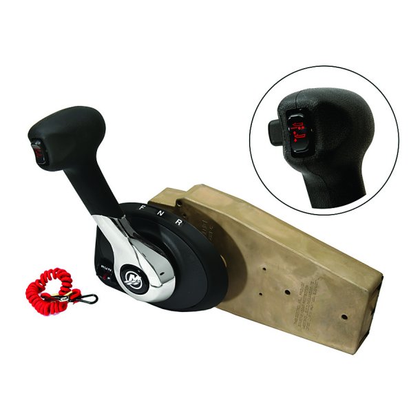 REMOTE CONTROL Pistol Grip, Trim, MerCruiser, Chrome