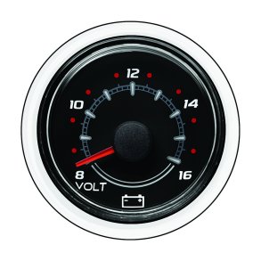 GAUGE VOLTAGE Black (12 V)