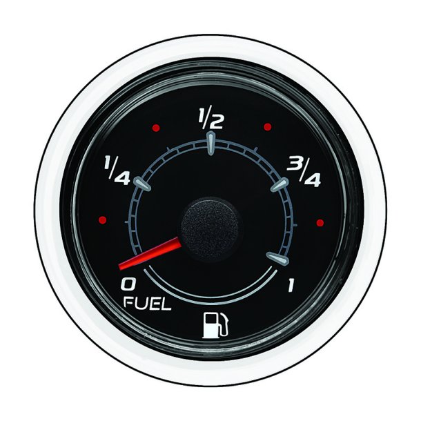 GAUGE FUEL LEVEL Black (52 mm)