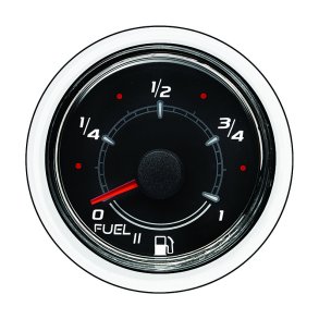 GAUGE FUEL LEVEL II Black (52 mm)