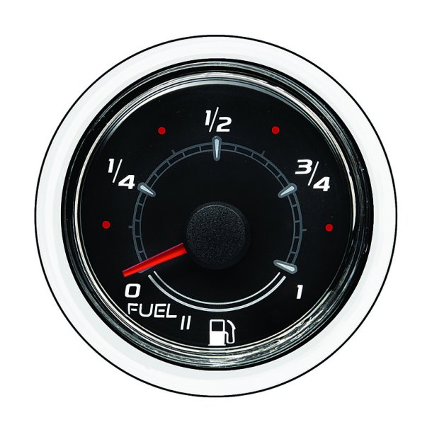 GAUGE FUEL LEVEL II Black (52 mm)