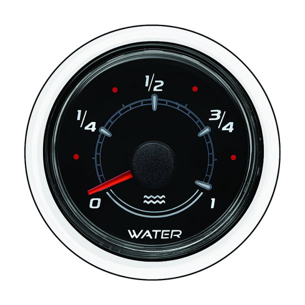 GAUGE WATER LEVEL Black (52 mm)