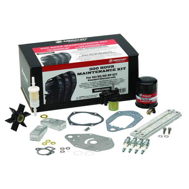 40-60hp EFI FourStroke Standard Gearcase only 300 Timer