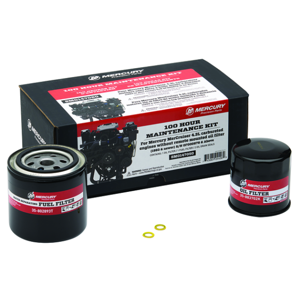 4.3L Carb (1993 and newer) Lille Oliefilter 100 Timer