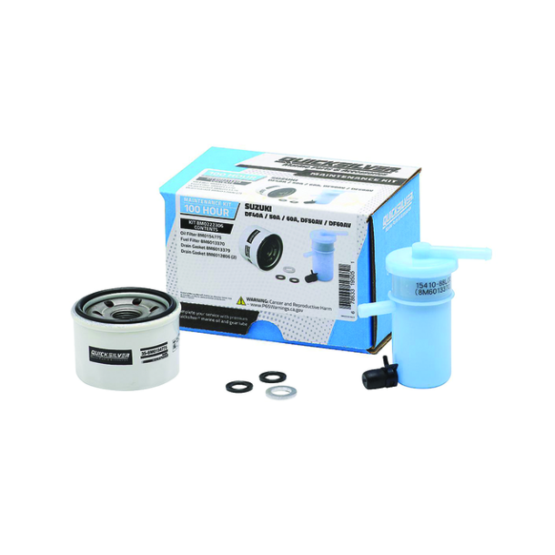 Suzuki DF40A/50A/60A and DF50AV/DF60AV 100 Hour Maintenance Kit