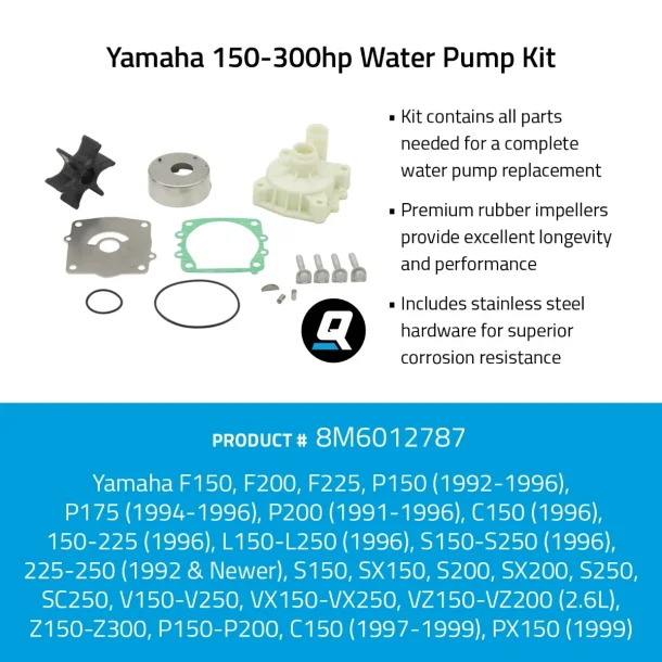 Yamaha 150-300hp Water Pump Kit