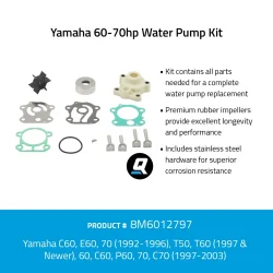Yamaha 60-70hp Water Pump Kit - Yamaha F50, T50, T60 and more